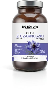 BIG NATURE_Olej z czarnuszki suplement diety 90 kapsułek