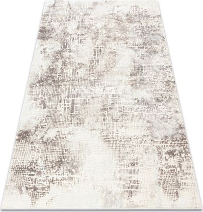 Dywany Łuszczów Dywan CORE W9786 Abstrakcja - Strukturalny, dwa poziomy runa, beż, 180x270 cm
