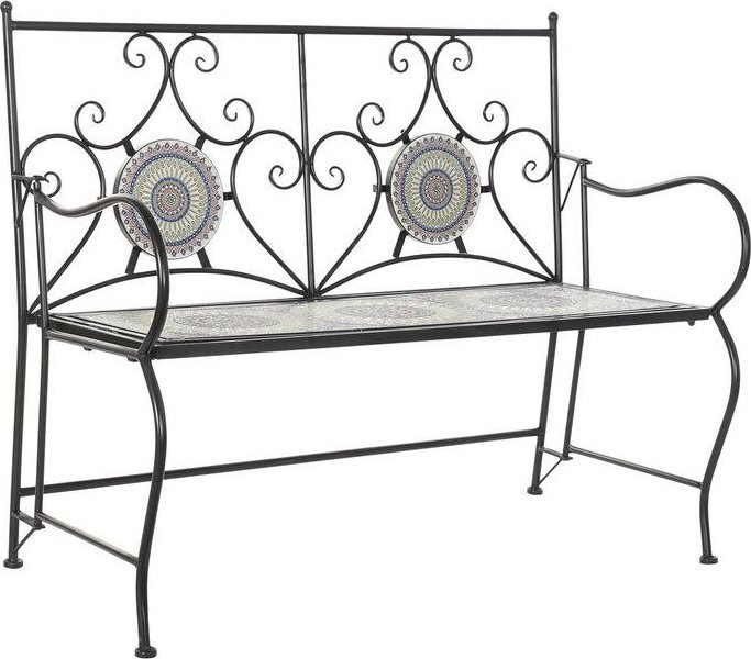 DKD Home Decor Ława DKD Home Decor Ceramika Mozaika Metal (111 x 54 x 88 cm)