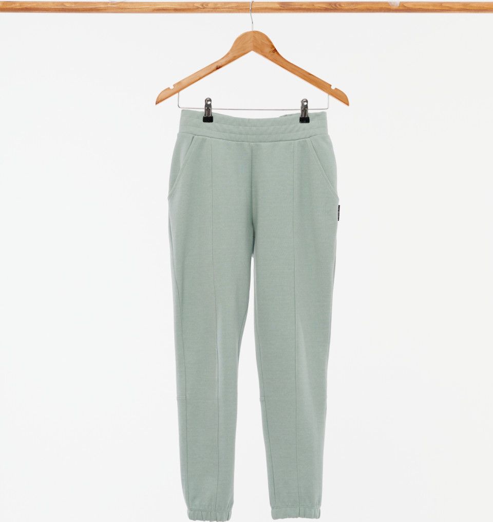 Outhorn Spodnie damskie HOL21-SPDD606 Błękit Turkusowy r. S