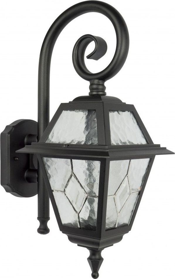 Kinkiet SU-MA Kinkiet elewacyjny IP43 czarny SU-MA Witraż K K 3012/1/N