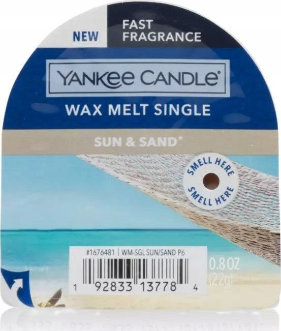 Yankee Candle Wosk zapachowy Sun & Sand 22g