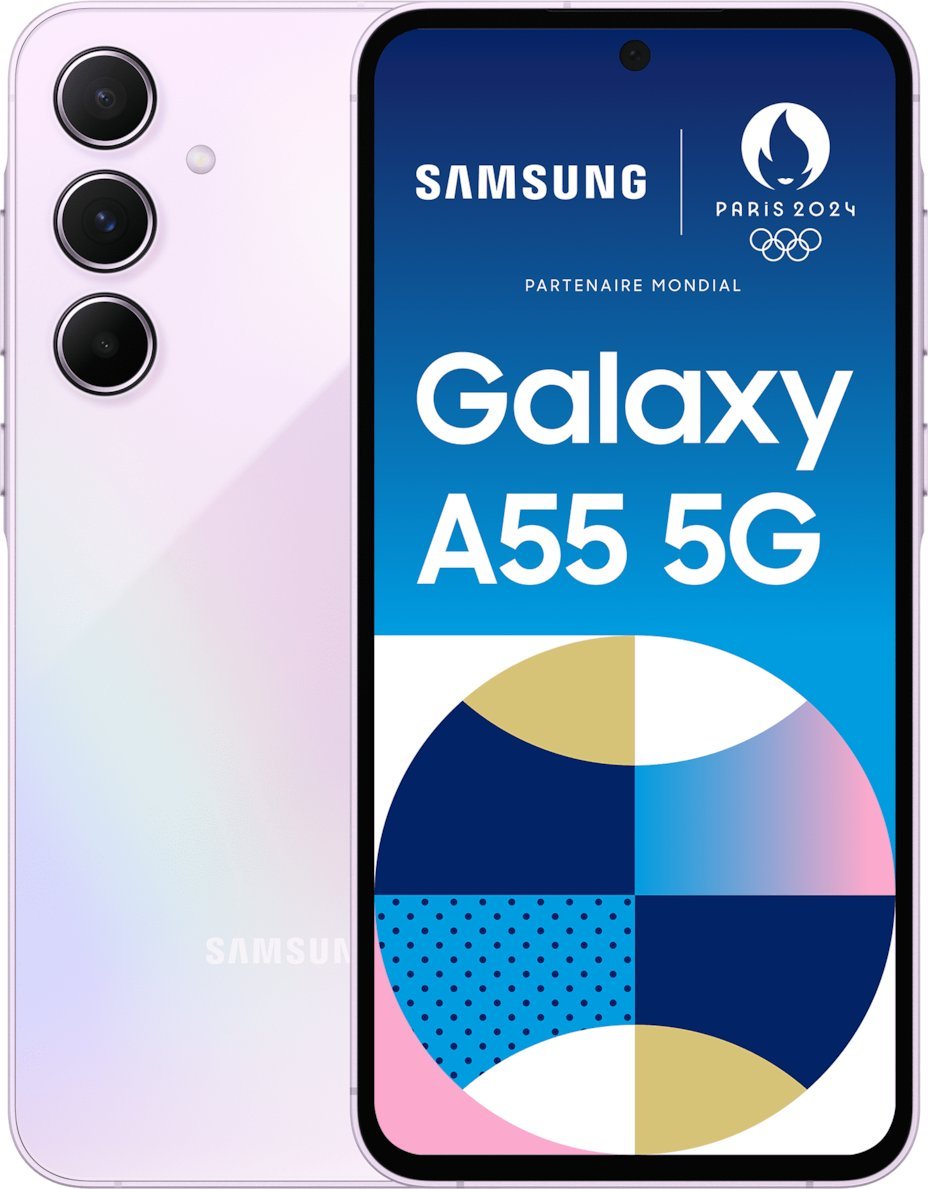 Smartfon Samsung Smartfony Samsung Galaxy A55 6,6" Octa Core 8 GB RAM 128 GB Fiolet