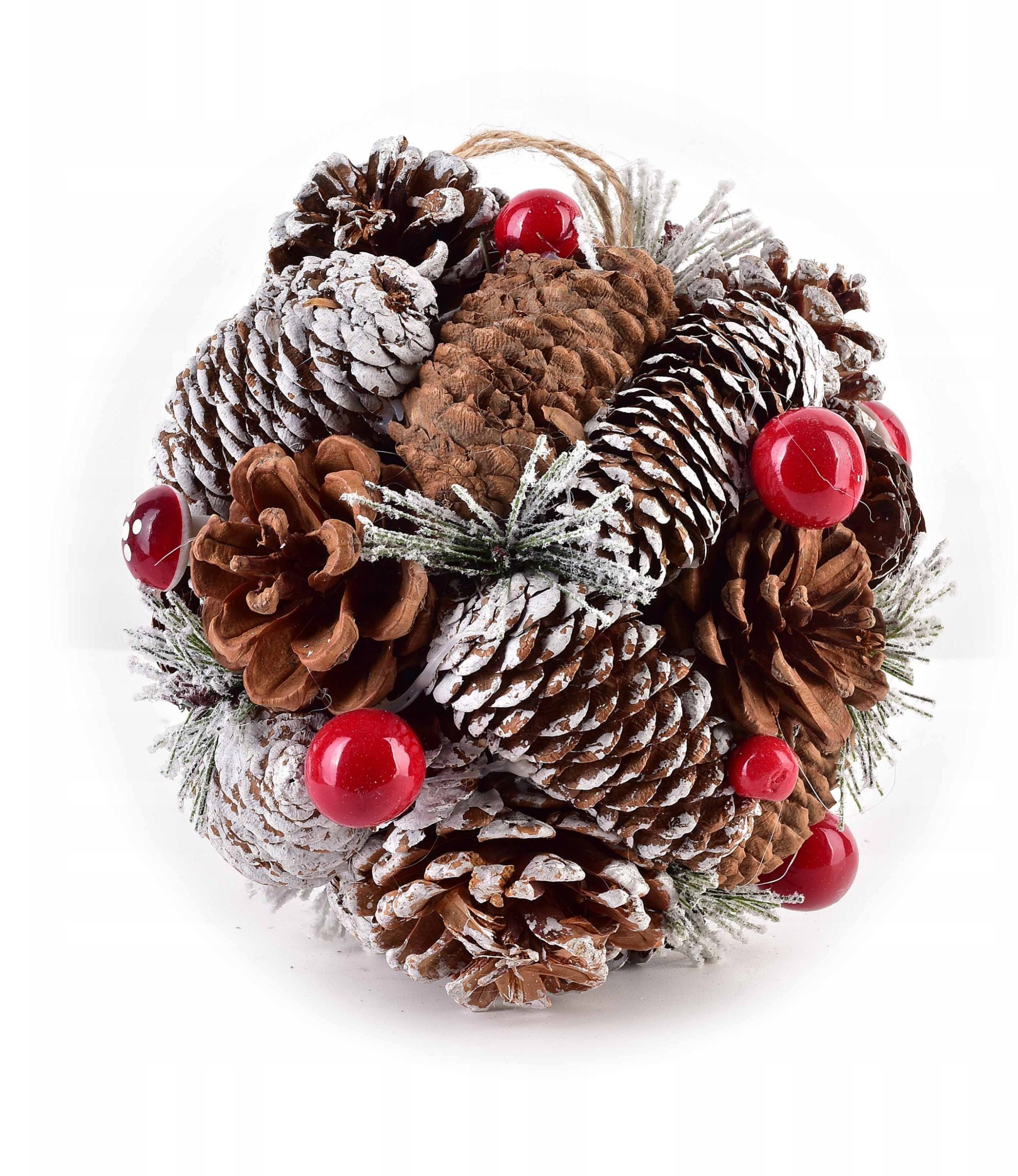 SANTA LILA Dekoracja kula do zawieszenia15cm