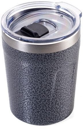 TROIKA Thermobecher ESPRESSO DOPPIO titanfarben