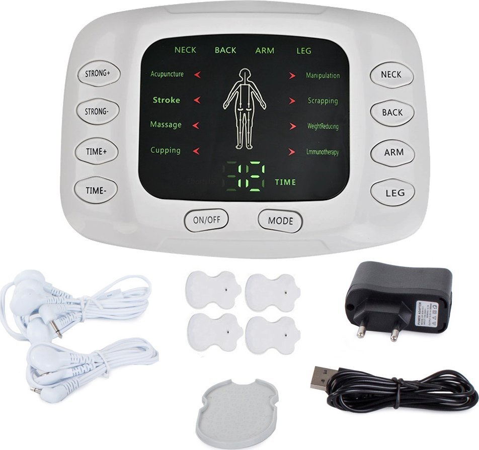 Braders Elektrostymulator Mięśni Nerwów EMS Tens do Masażu