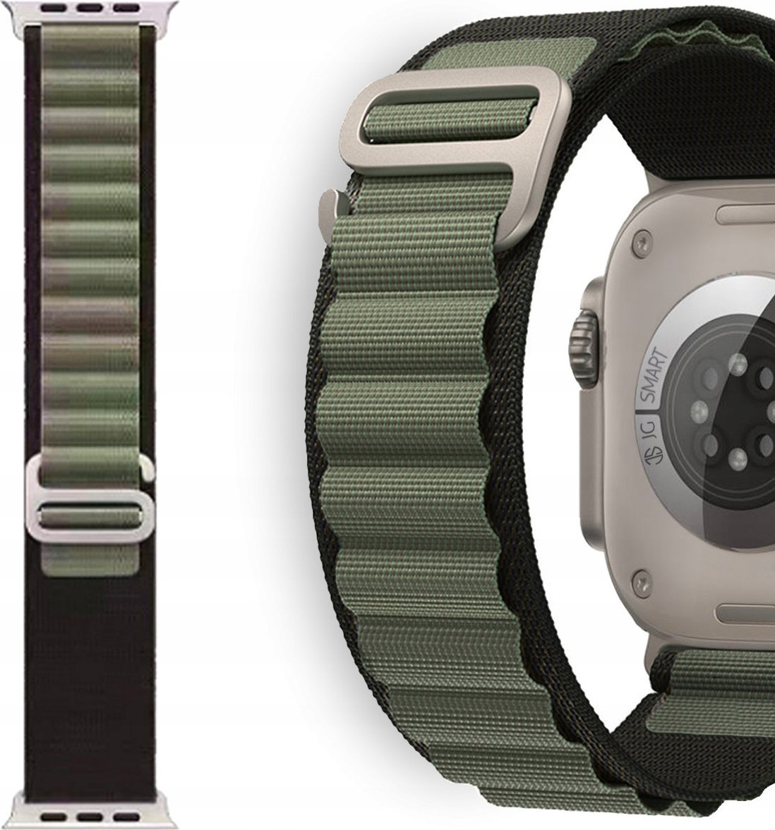 PASEK NYLONOWY do APPLE WATCH 2 3 4 5 6 7 8 9 SE ULTRA 42mm 44mm 45mm 49mm