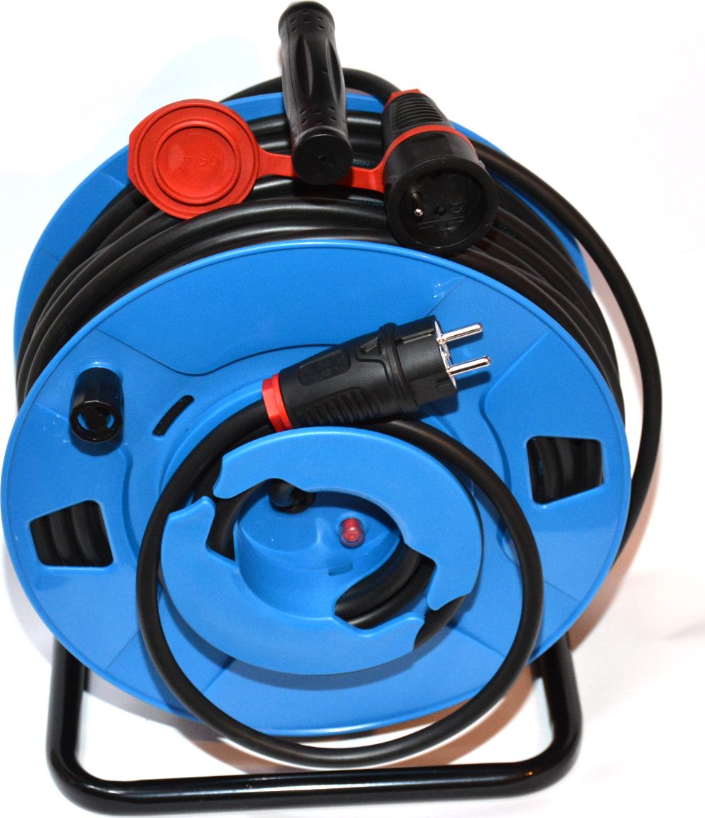 Hilark Przedłużacz odwrócony gumowy neoprenowy H07RN-F 3x1,5mm2 50m, bęben