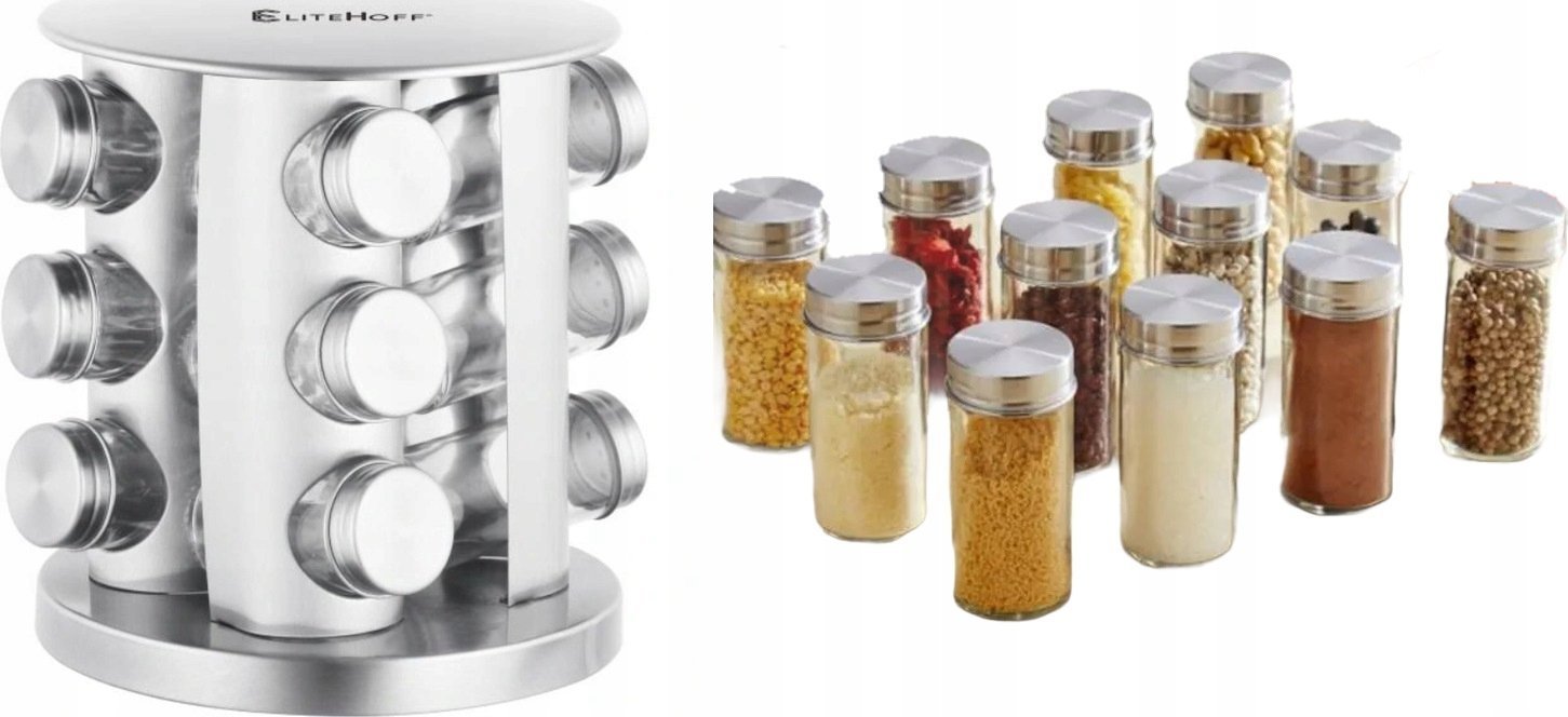 Elitehoff Stojak elitehoff na przyprawy z pojemnikami