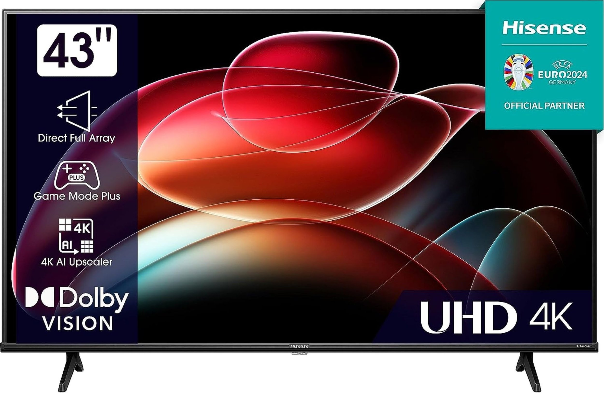 Telewizor Hisense Telewizor Hisense 43E6KT 43" LED 4K UHD HDR10 Smart TV Dolby Virtual X