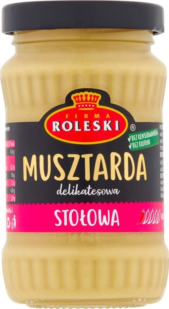 Roleski Firma Roleski Musztarda delikatesowa stołowa 175 g