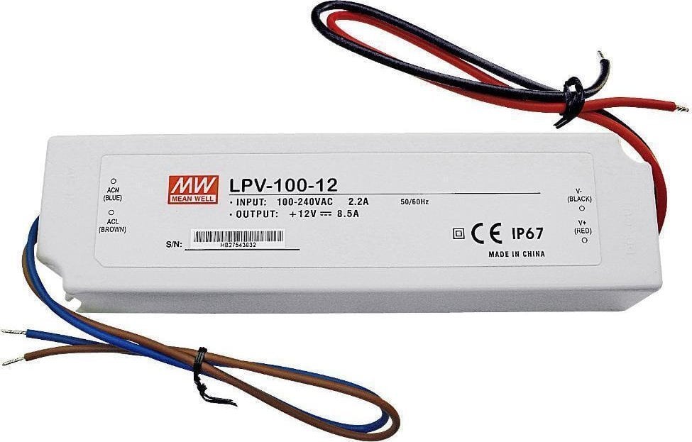Sourcing IMPUL POWER SUPPLY LED100W 12V 8.5A IP67