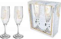 BGtech Kielichy do szampana ŚLUB Kpl - Para Młoda 190 ml.