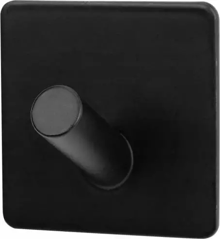 Galicja Wieszak samoprzylepny ścienny pojedynczy TIMO czarny