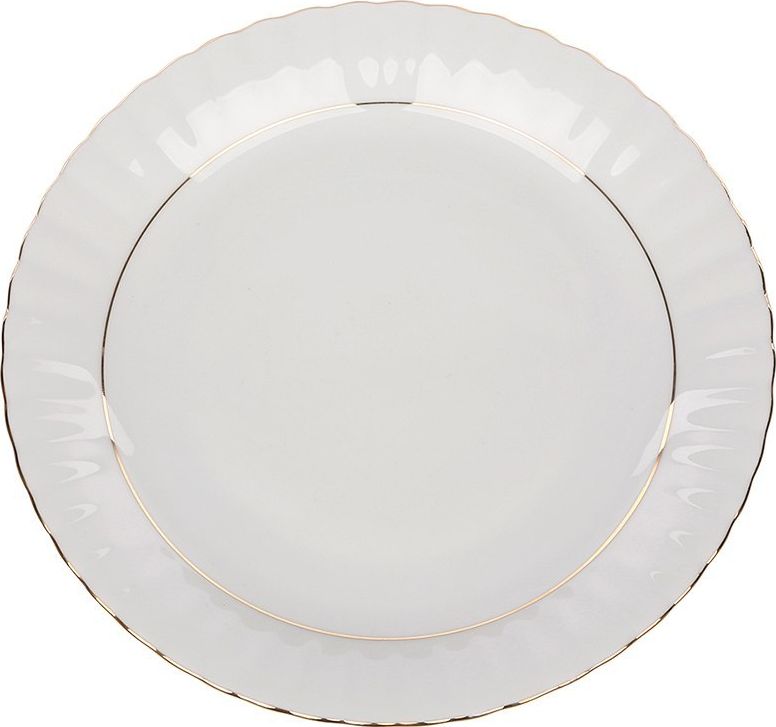 Lumarko Iwona 014 złoty pasek talerz płytki 24cm