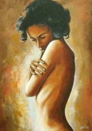 GO-BI Obraz - Akty - olejny, ręcznie malowany 60x90cm uniwersalny