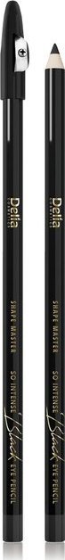 Delia Delia Cosmetics Shape Master Kredka do oczu So Intense z temperówką - czarna 1szt
