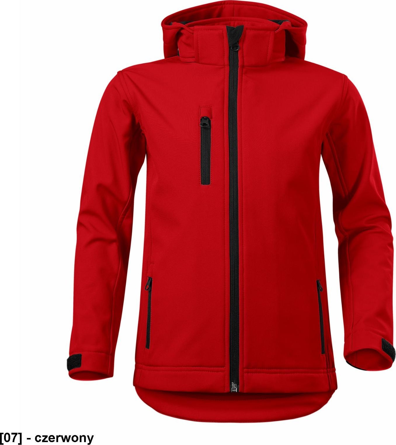 MALFINI Performance 535 - ADLER - Softshell kurtka dziecięca, 300 g/m, 6% elastan, 94% poliester, - czerwony - 122 cm/6 lat-158 cm/12 lat 158 cm/12 la