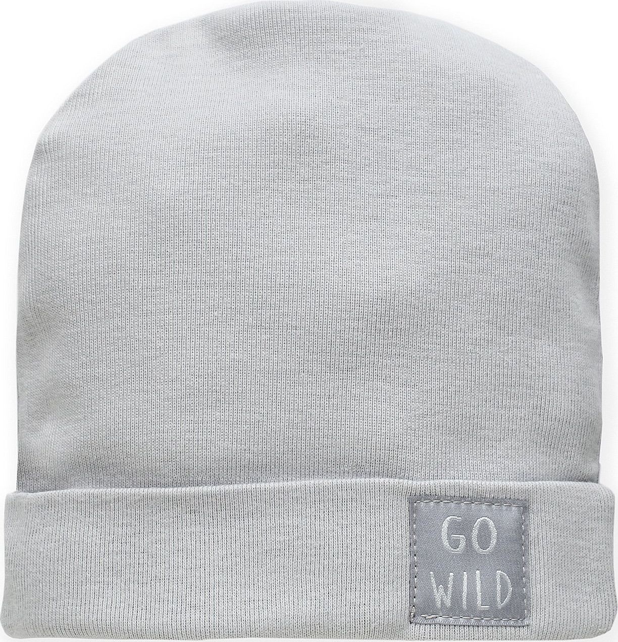 PINOKIO Czapeczka niemowlęca Wild Animals Pinokio szara 68