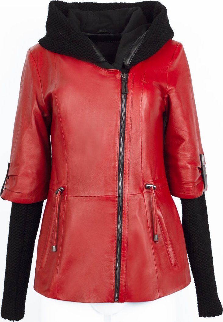 Bukowski Ciepła Kurtka damska skórzana z polarem Bukowski Rozmiar odzieży 6xl