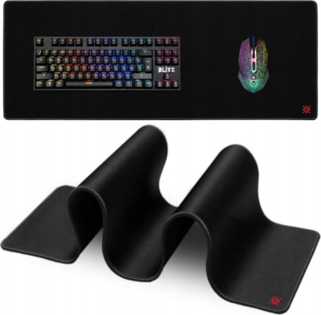 Podkładka Defender Podkładka Defender Gaming BLACK ULTRA ONE 780x300x5 mm