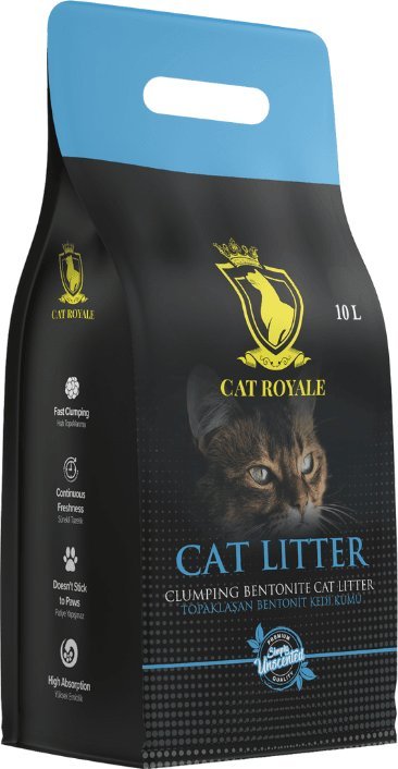 Żwirek dla kota Cat Royale Cat Royale Naturalny żwirek bentonitowy 10l