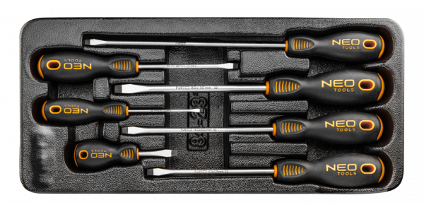 Neo Wkrętaki płaskie 7szt. (84-231)