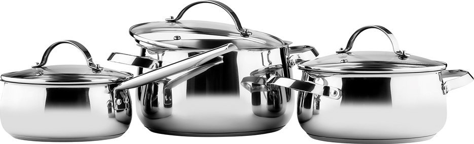 Vinzer Komplet 3 garnków + pokrywki Culinare 50030