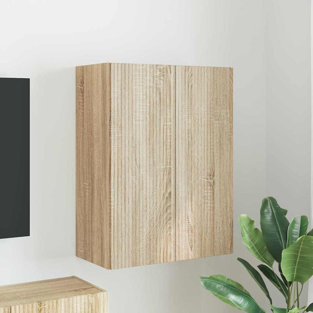 vidaXL Szafka pod telewizor Dąb sonoma 59,5 x 31 x 80 cm