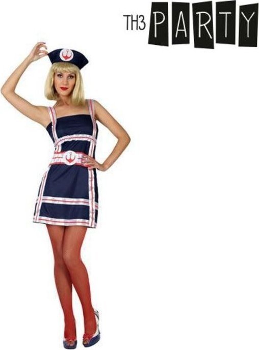 BigBuy Carnival Kostium dla Dorosłych Pani Marynarz - M/L