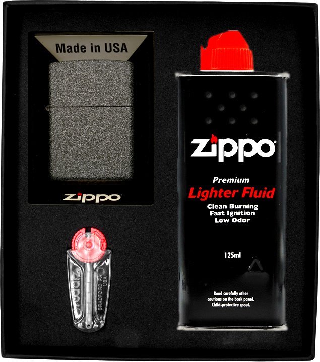 Zestaw ZIPPO Zapalniczka IRON STONE Prezentowy No1