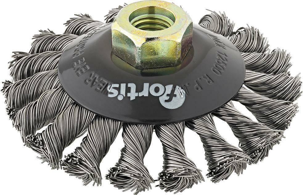 Fortis Szczotka stozkowa,stalowaFORTIS