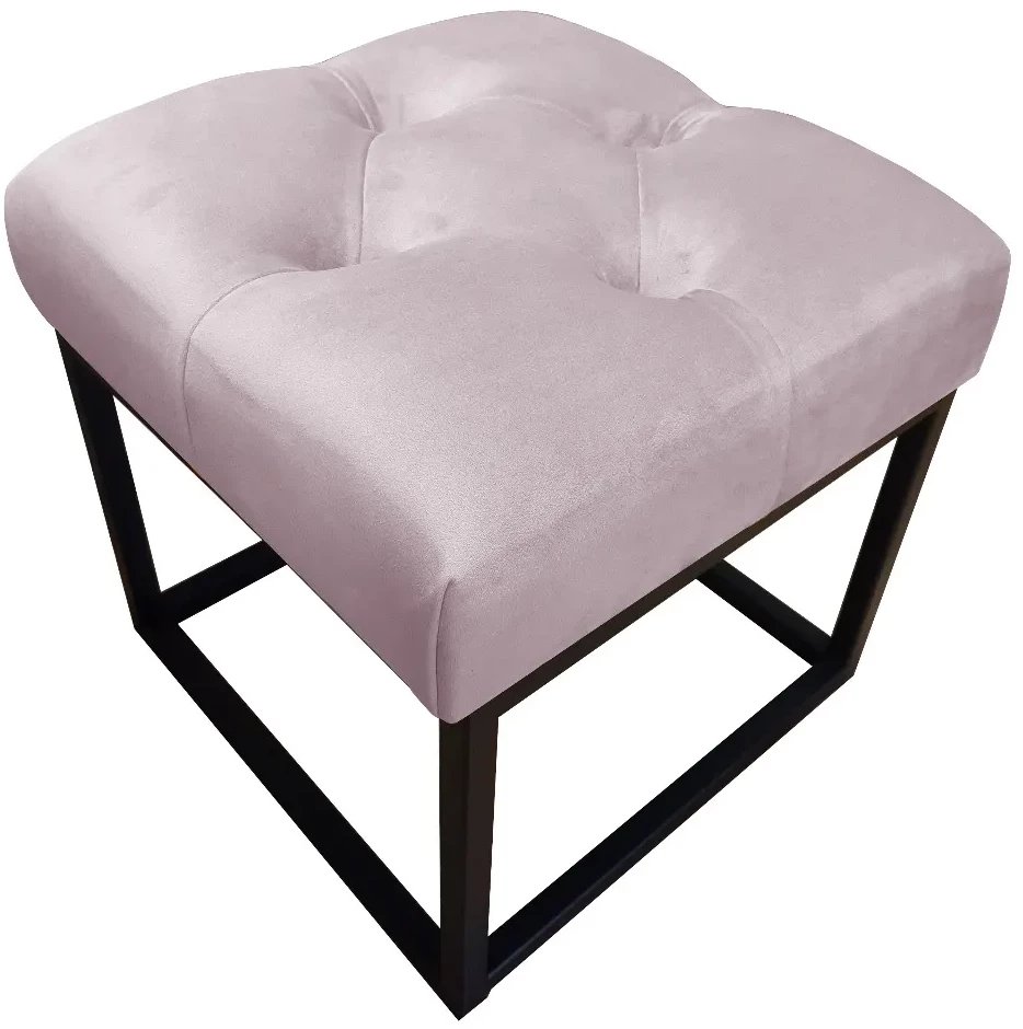 Pufa CHARLIE MG VELVET jasnoróżowa ATOS