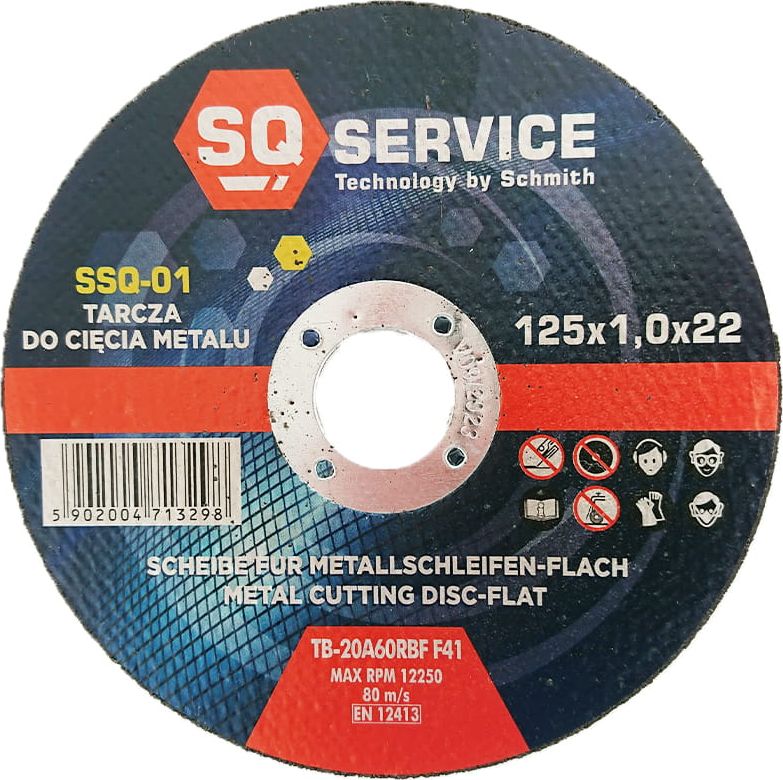Schmith TARCZA DO CIĘCIA METALU 125X1,0 SQ