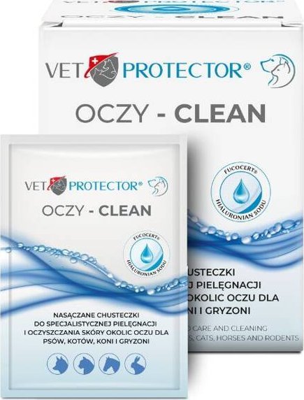 Sante JM SANTE Vet Protector Oczy Clean-chusteczki do oczyszczania oczu dla psa i kota 20szt