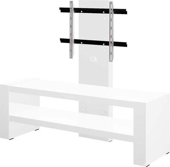 Elior Stolik RTV z uchwytem Nepo 2X biały 63''