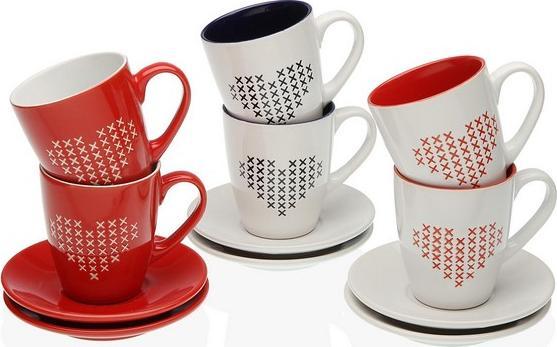 Bigbuy Home Zestaw filiżanek 6szt. do herbaty (S3406201)