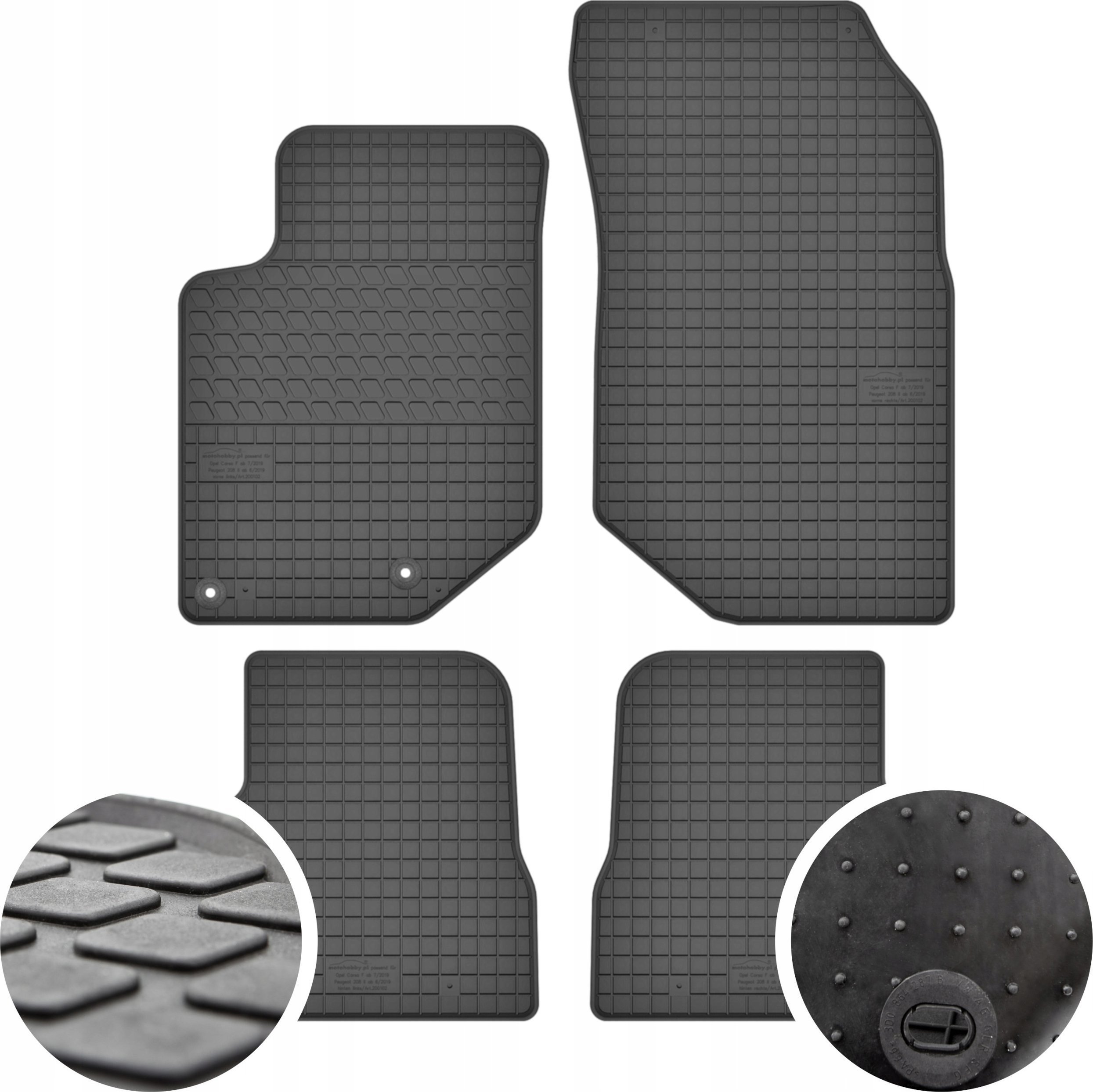 Cikcar Dywaniki gumowe do DS 3 Crossback