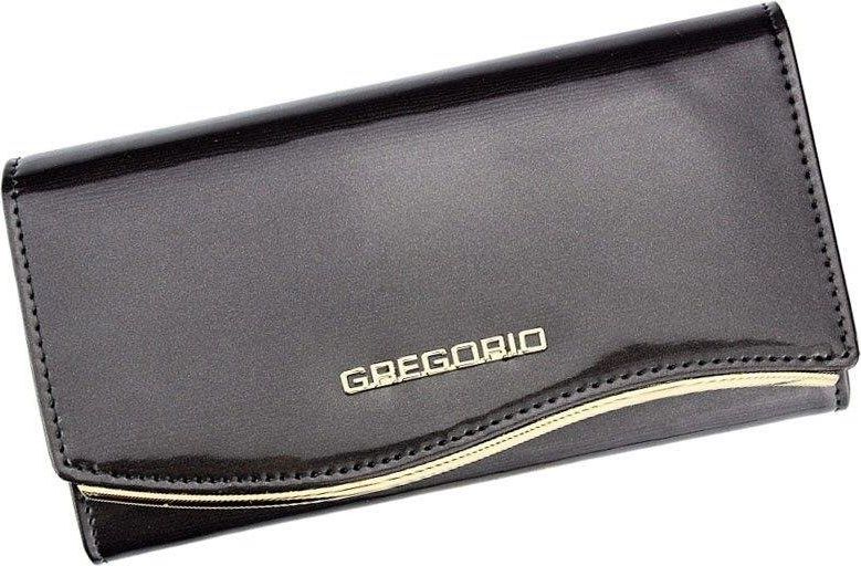 Pellucci Portfel damski skórzany GREGORIO ZLF-100 Popiel uniwersalny