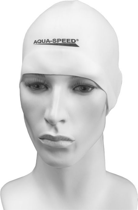Aqua-Speed Czepek Silikon Mono Racer biały (48092)