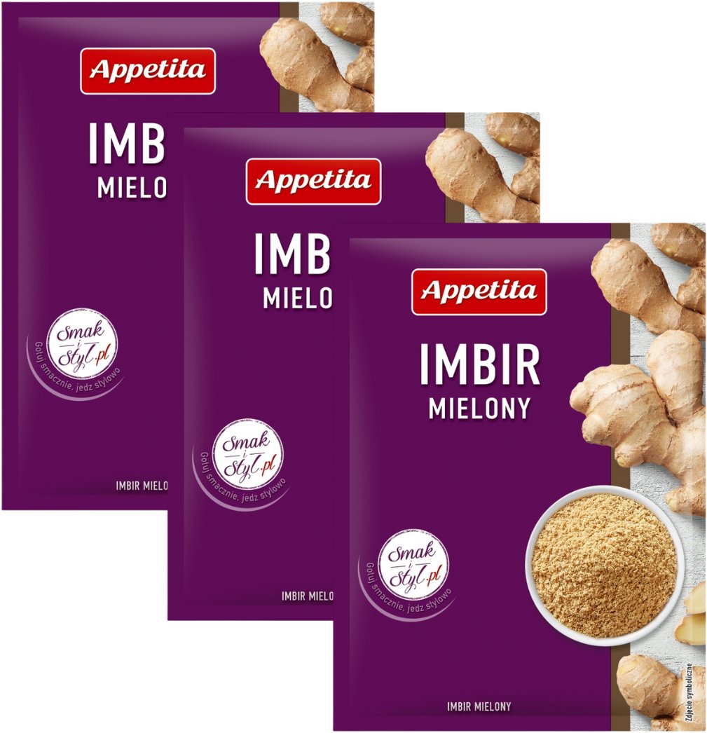 Appetita Mielony imbir 15 g x 3 sztuki
