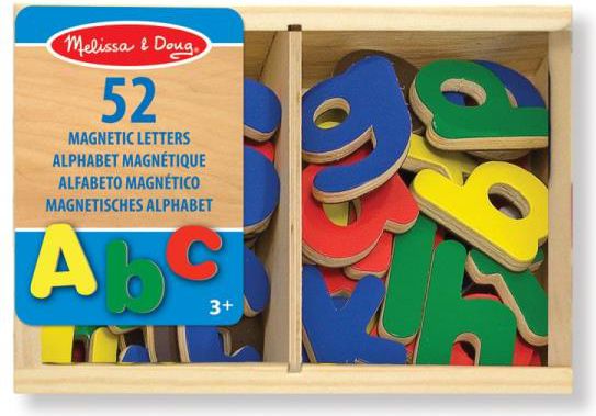Melissa & Doug Magnetyczne drewniane litery - 10448