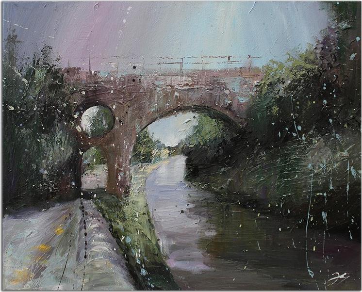 ART-POL Obraz olejny ręcznie malowany 40x50 cm Krajobraz