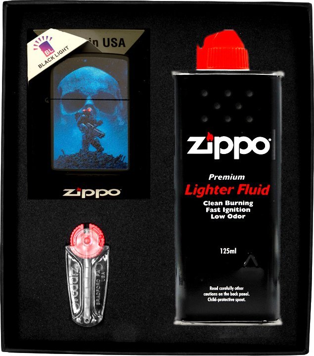 Zestaw ZIPPO Zapalniczka SPACE SOLDIER Prezentowy No1