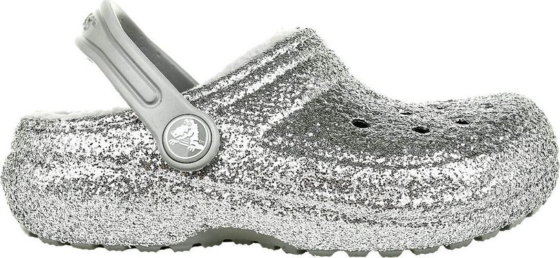 Crocs Klapki Crocs Classic Glitter Lined Clog 205937-00N - 20/21