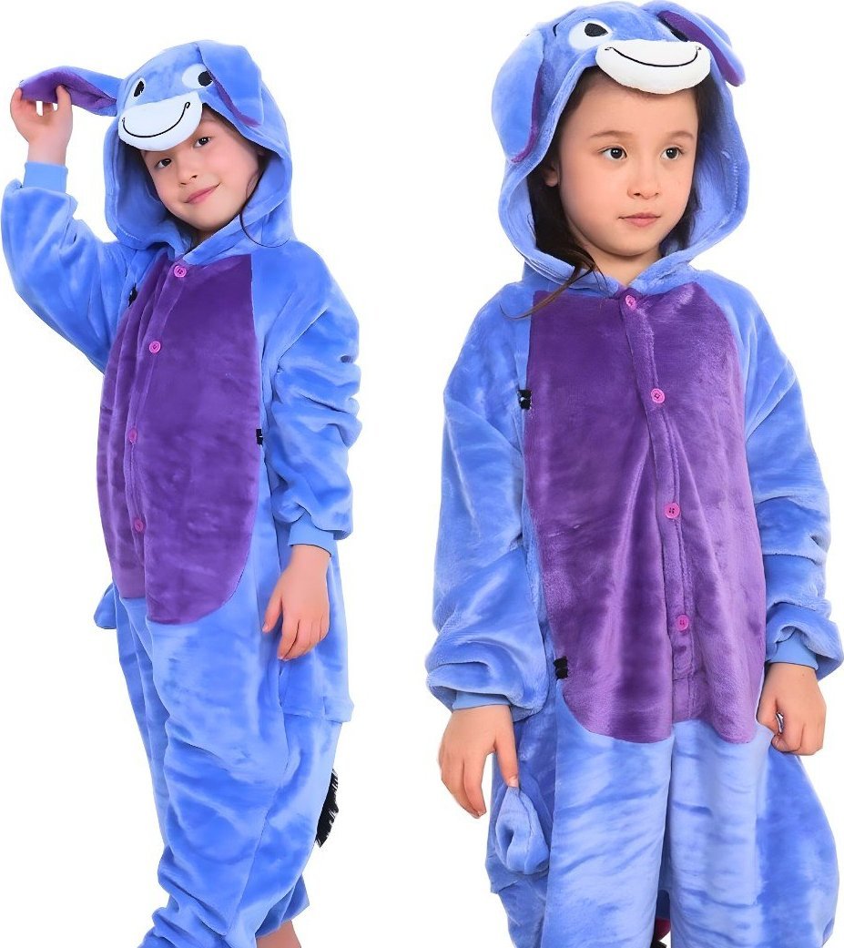 nerd hunters Piżama Onesie Kigurumi Kostium Przebranie Osiołek Kłapouchy Dzieci 125-135cm