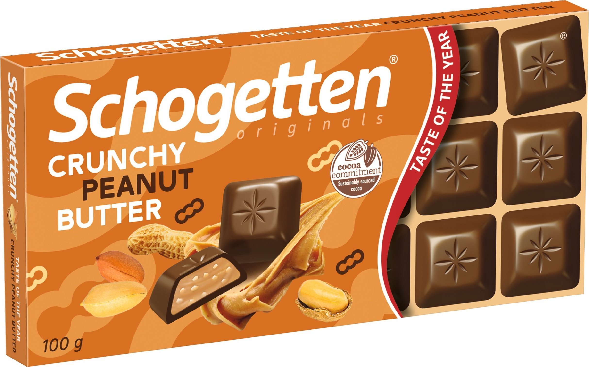 Schogetten Schogetten Crunchy Peanut Butter Czekolada z masłem orzechowym 100 g