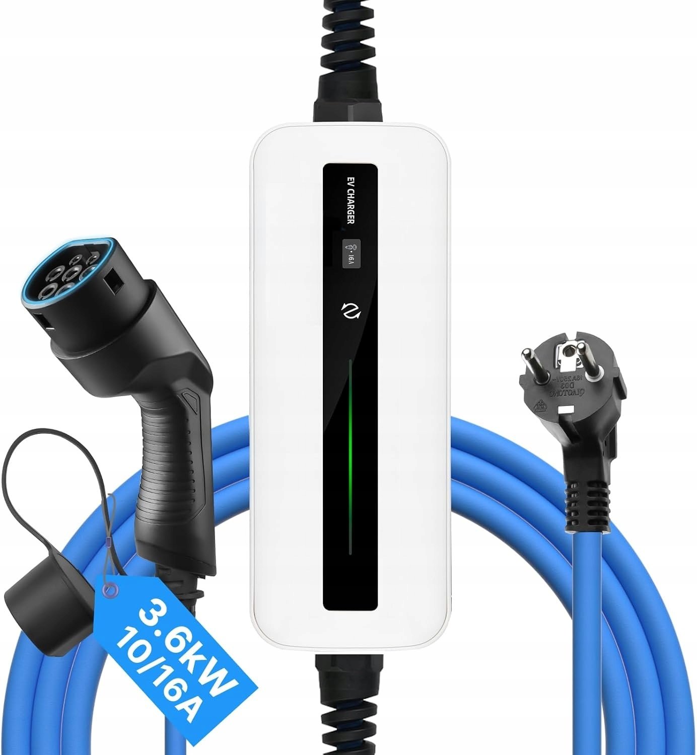 Astoneves Kabel do ładowania typu 2 EV 10/16 A Schuko 6m 220-240V 3,6 kW)