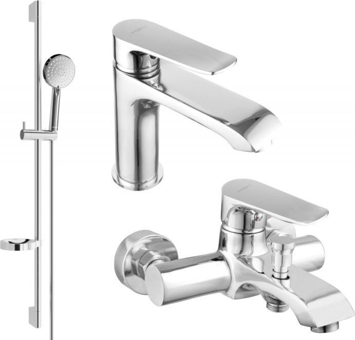 Bateria wannowa Mexen Mexen Pecos DS75 zestaw wannowy, chrom - 72703DS75-00