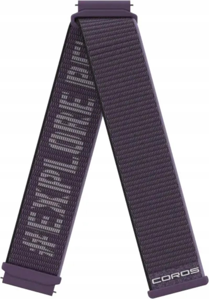 Coros Išmaniojo laikrodžio dirželis, COROS 22mm Nylon Band, APEX 2 Pro, APEX Pro, APEX 46mm, Violetinės spalvos